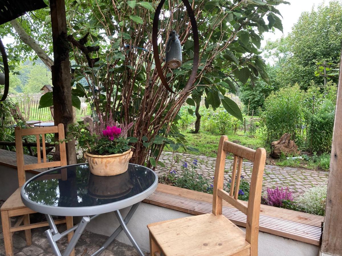 Ferienwohnung Gut Kalkhäuschen, ein Ort mit Geschichte Aachen Exterior foto